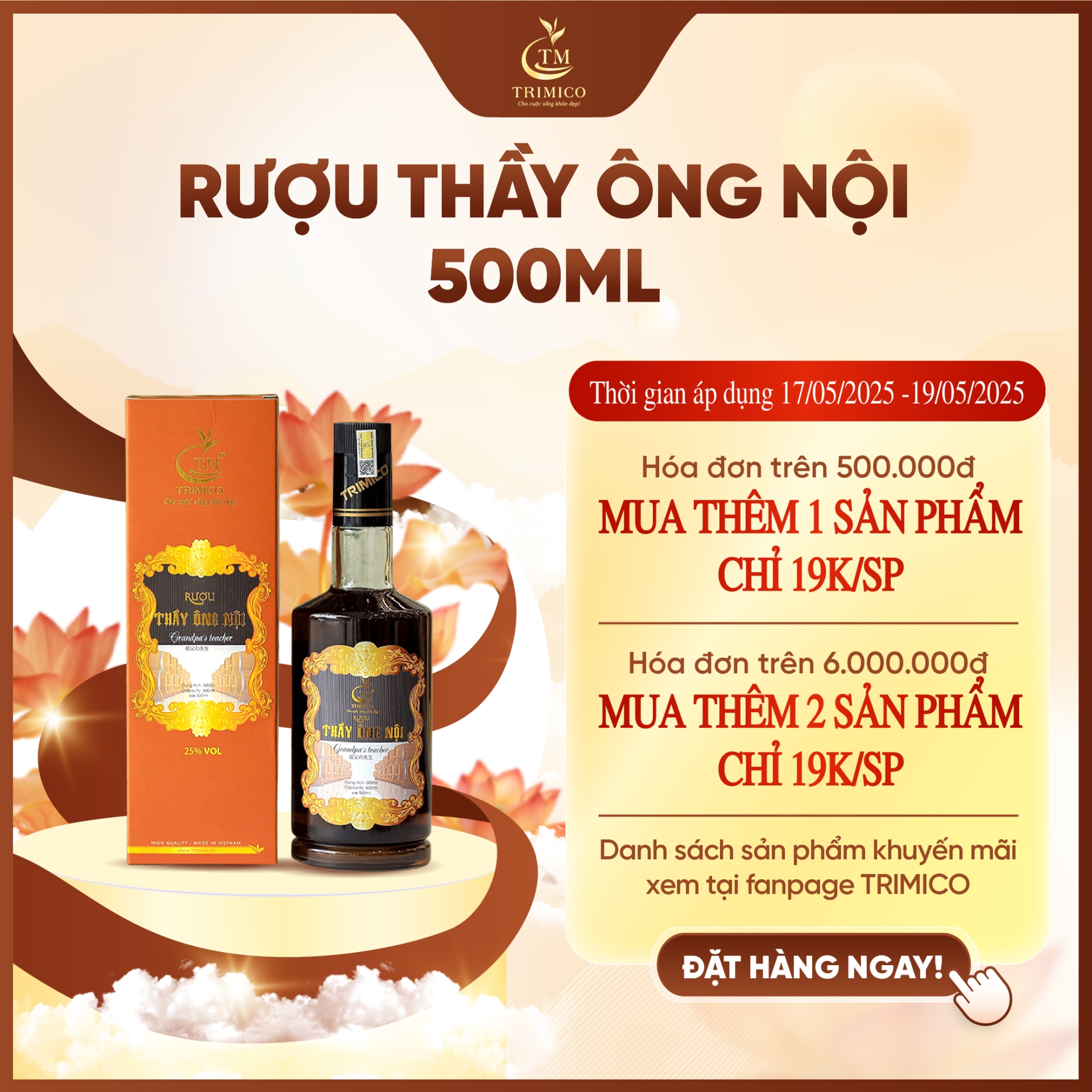 Rượu Thầy Ông Nội 500ml